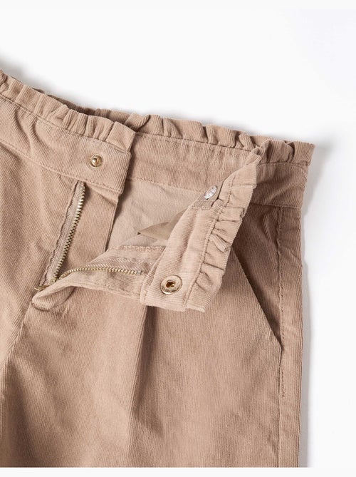 Corduroy shorts met plooien aan de voorkant - Kiabi Corduroy shorts met plooien aan de voorkant - Kiabi