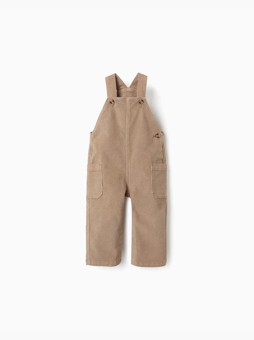 Corduroy tuinbroek met cargozakken - Kiabi Corduroy tuinbroek met cargozakken - Kiabi