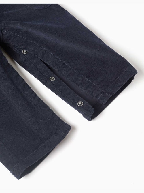 Corduroy tuinbroek met cargozakken - Kiabi