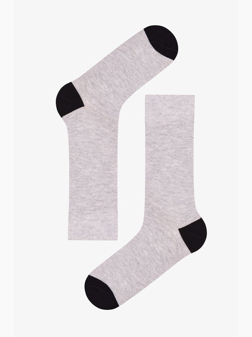 Core essential lot de 2 paires de chaussettes longues penti - Kiabi Core essential lot de 2 paires de chaussettes longues penti - Kiabi