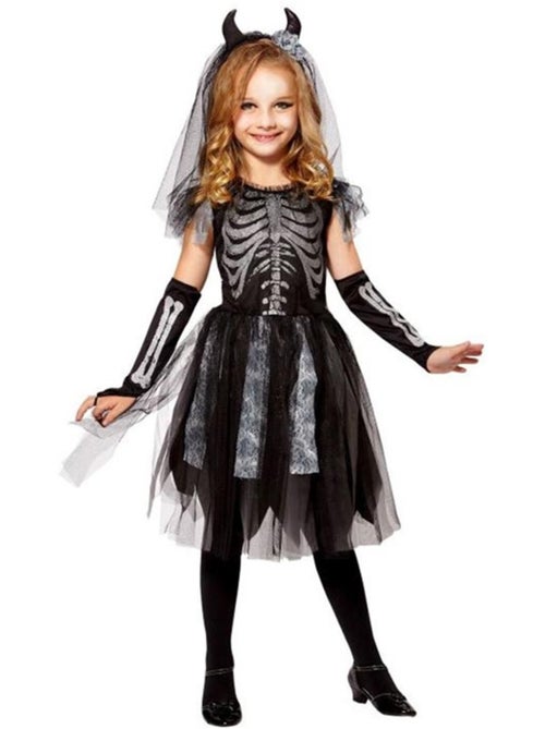 Corpse Bride-kostuum met hoorns - Kiabi