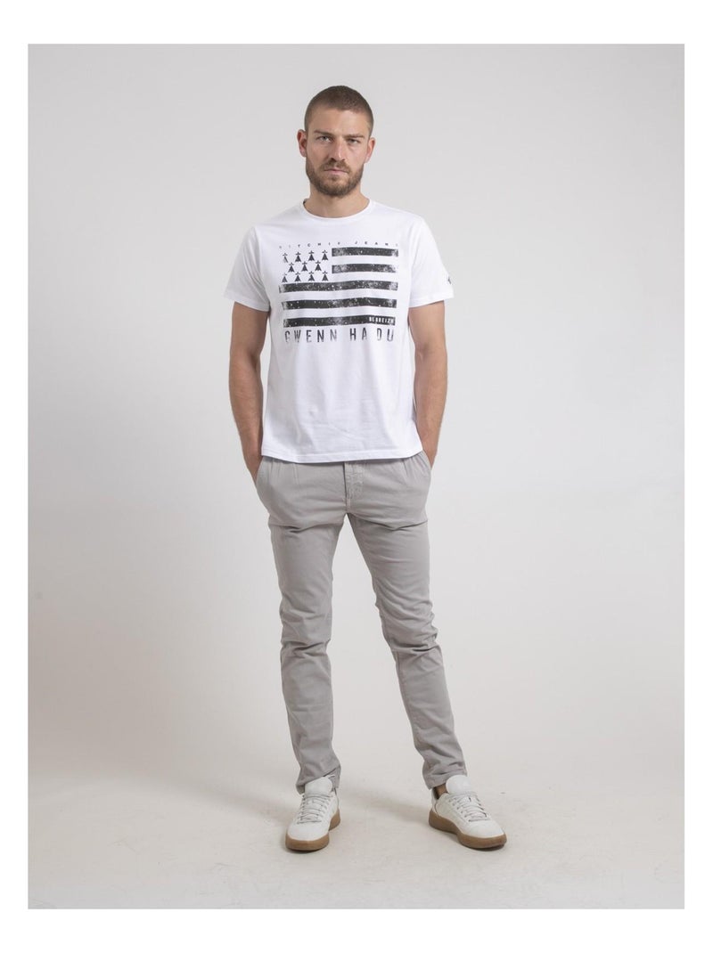 CORTIN chino broek Grijs - Kiabi