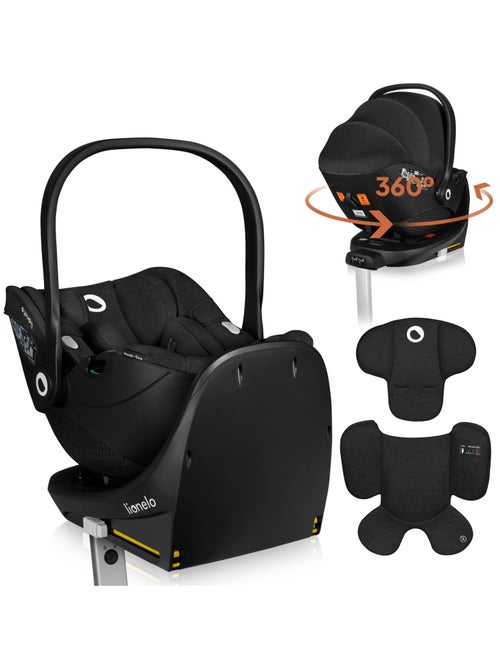 Cosi 360° ISOFIX LIONELO Moxie i-Size Set - Légère - 40-87cm - Tissu de bambou naturel - Kiabi