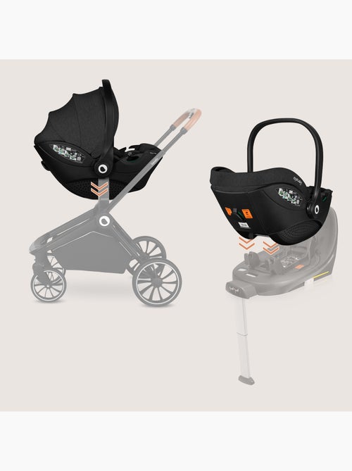 Cosi 360° ISOFIX LIONELO Moxie i-Size Set - Légère - 40-87cm - Tissu de bambou naturel - Kiabi