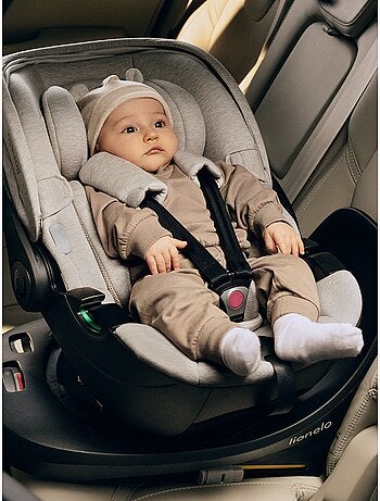 Cosi 360° ISOFIX LIONELO Moxie i-Size Set - Légère - 40-87cm - Tissu de bambou naturel
