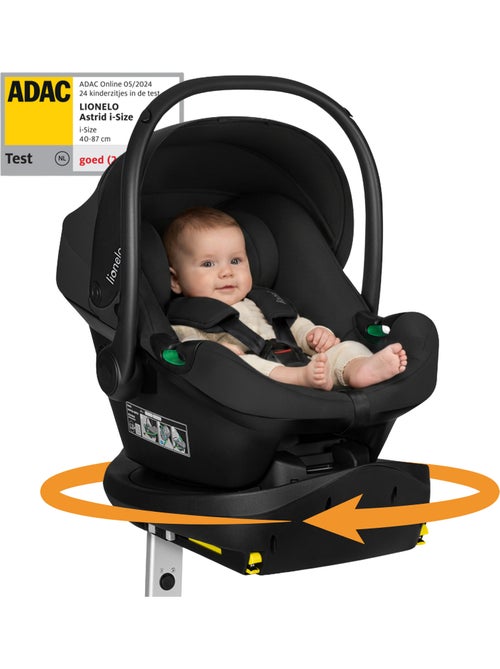 Cosi avec base isofix 180° - lionelo astrid i-size - adac récompense - légère - siège-auto 40-87 cm - Kiabi Cosi avec base isofix 180° - lionelo astrid i-size - adac récompense - légère - siège-auto 40-87 cm - Kiabi