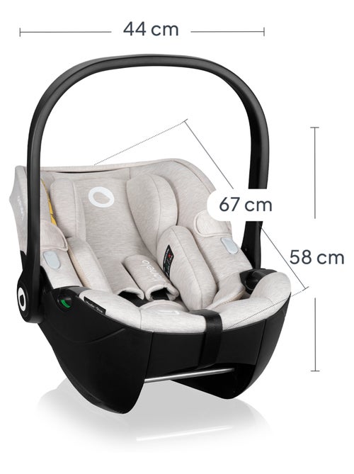 Cosi LIONELO Moxie i-Size - Tissu de bambou - Siège auto 40-87 cm - Légère - Groupe 0+ - Kiabi