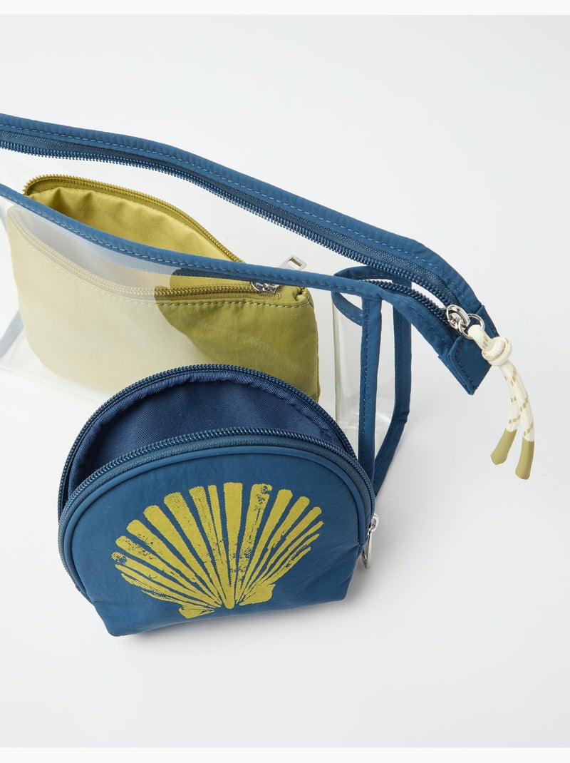 Cosmetische Tas, MO Fashion Blauw - Kiabi