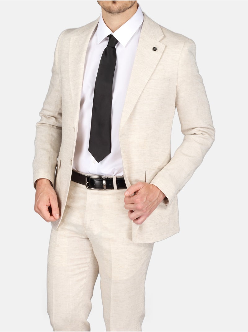 Costume 2 pièces - Bill Tornade Blanc cassé - Kiabi