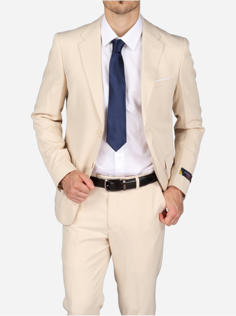 Costume 2 pièces - Leader Mode Beige - Kiabi