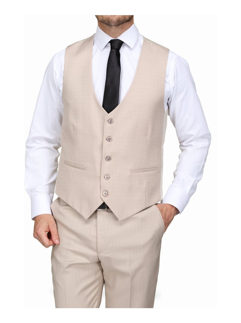 Costume 3 pièces - Leader Mode Beige - Kiabi