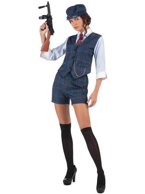 Costume à carreaux de gangster anglais - Kiabi
