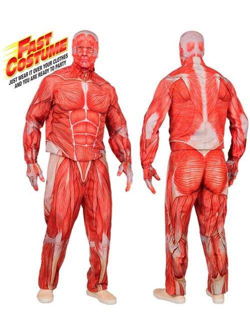 Costume anatomique express avec muscles - Kiabi