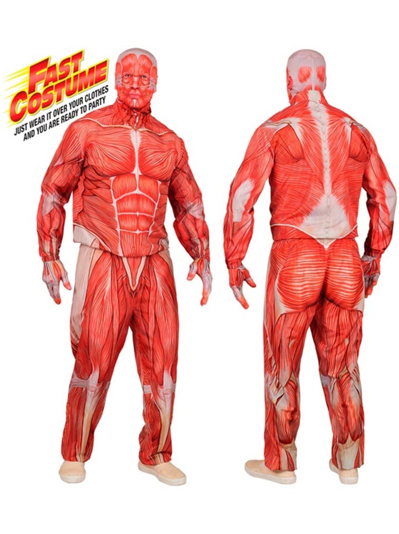 Costume anatomique express avec muscles Multicolore - Kiabi