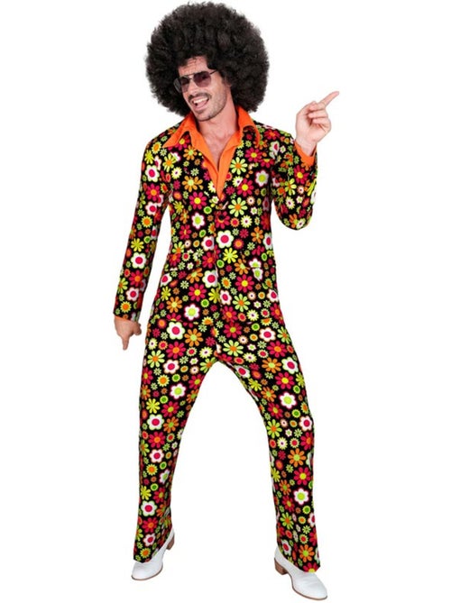 Costume années 60 Fleurs sombres - Kiabi