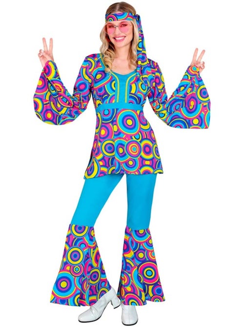 Costume années 70 à pattes d'éléphant - Kiabi