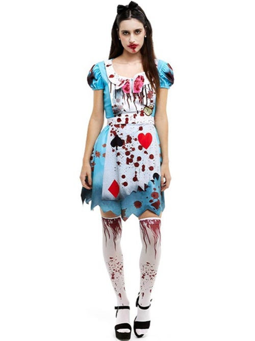 Costume classique d'Alice zombie - Kiabi
