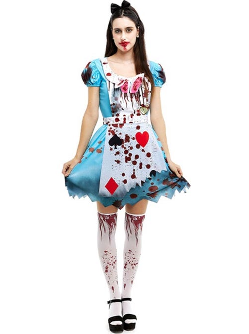 Costume classique d'Alice zombie - Kiabi