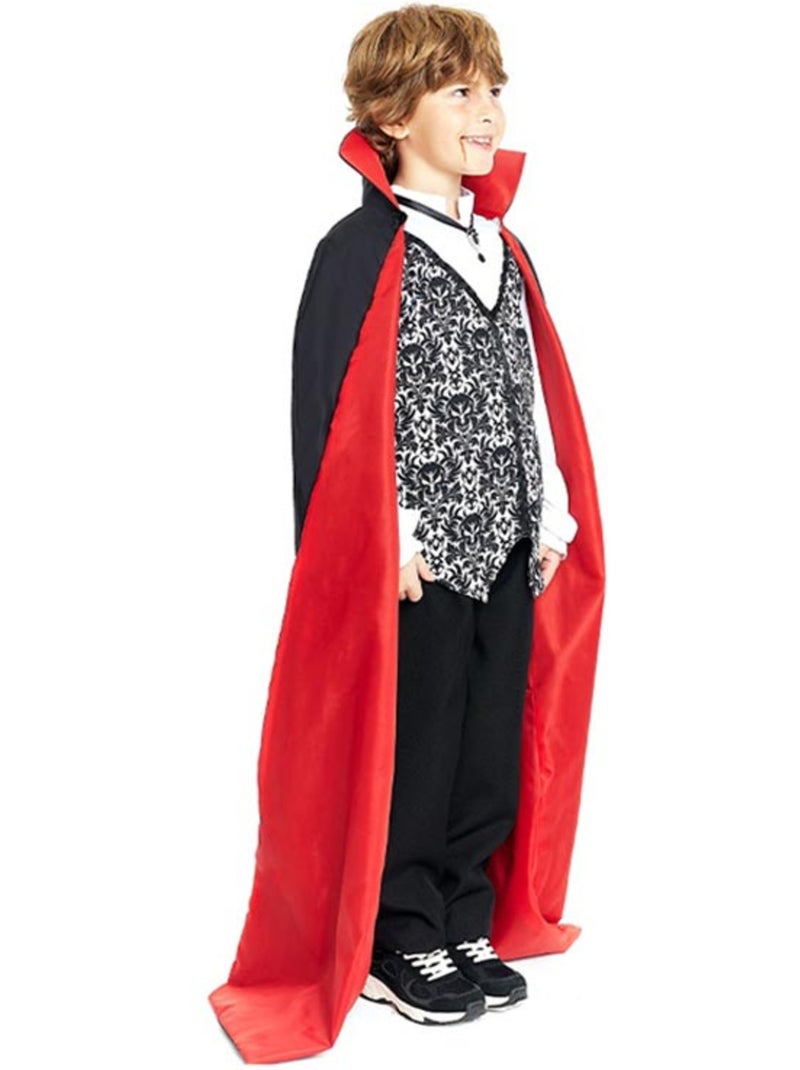 Costume classique de Dracula avec cape bicolore Multicolore - Kiabi