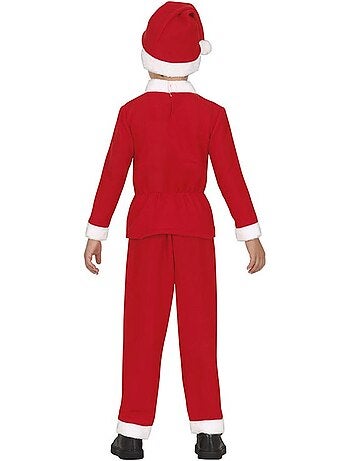 Costume classique de Père Noël avec chapeau et ceinture