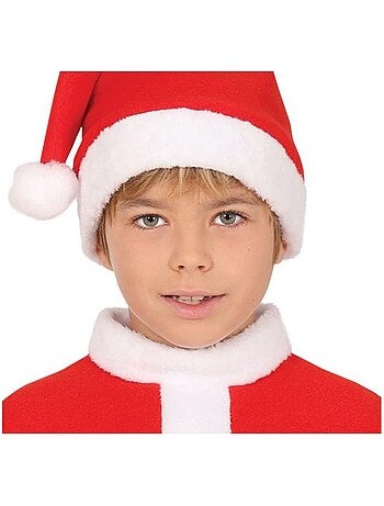 Costume classique de Père Noël avec chapeau et ceinture