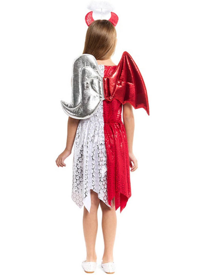 Costume d'ange et de démon avec ailes et cornes Multicolore - Kiabi
