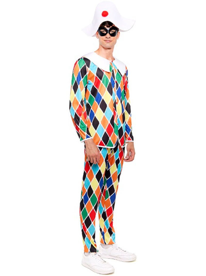 costume d'arlequin Multicolore - Kiabi