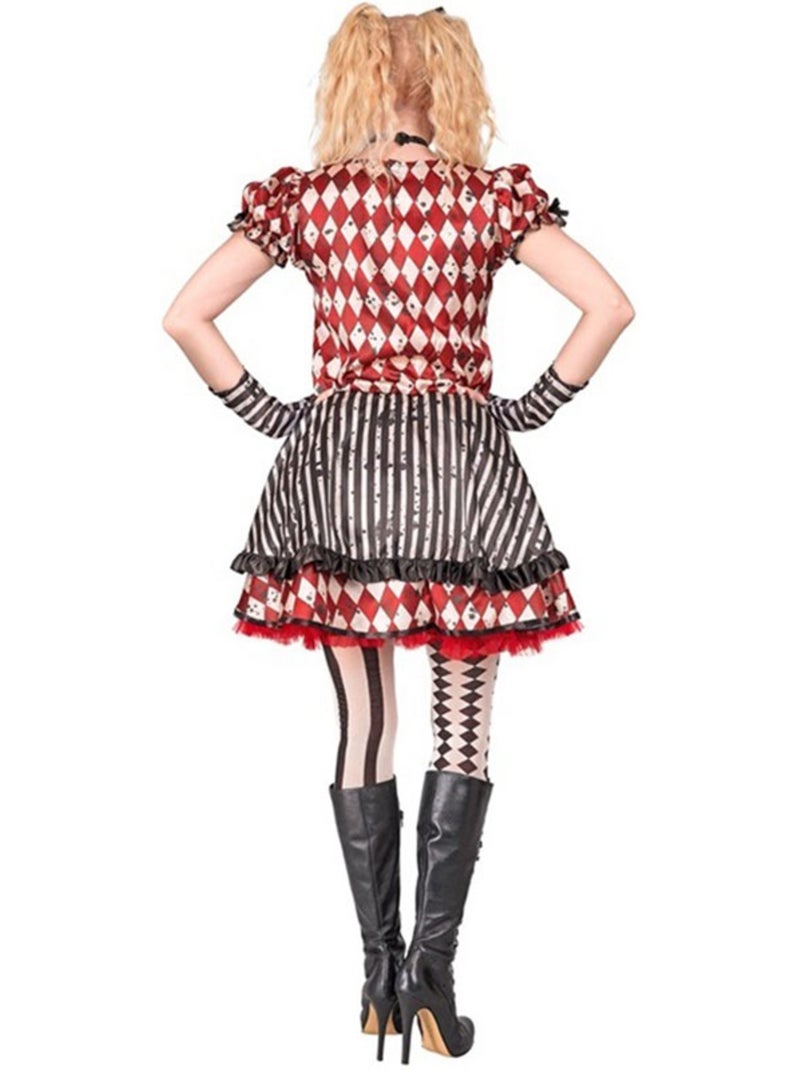 Costume d'arlequin sinistre Multicolore - Kiabi