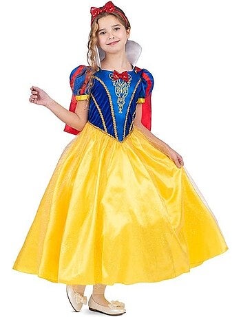 Costume de Blanche-Neige avec bandeau et cape