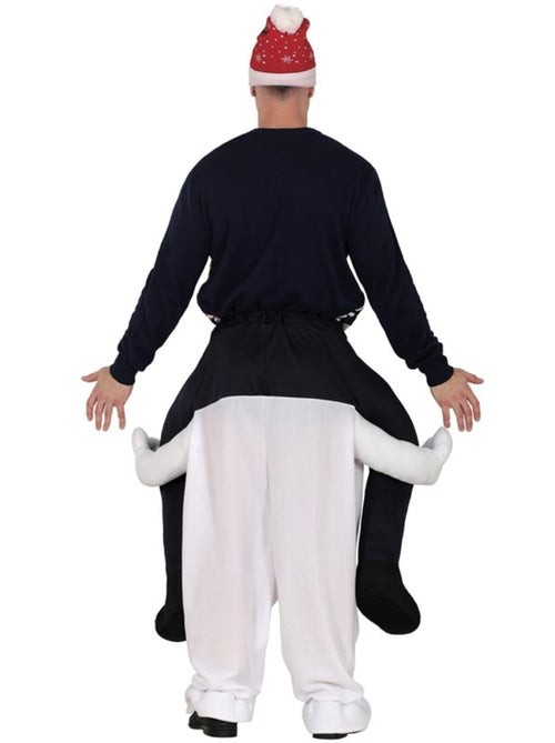 Costume de bonhomme de neige chevauchant un bonhomme de neige - Kiabi