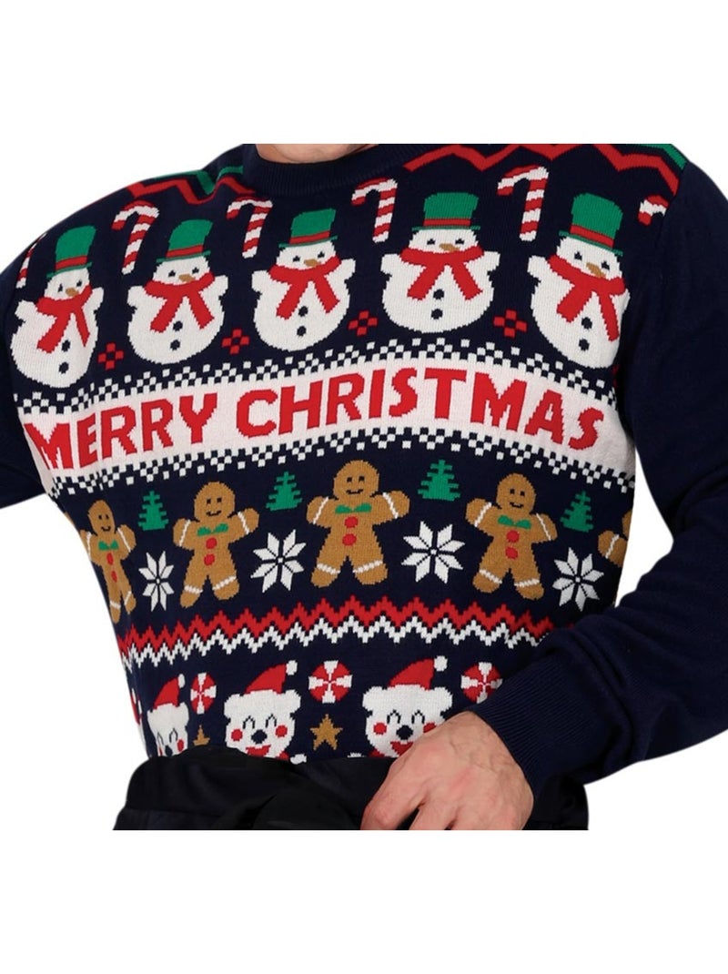 Costume de bonhomme de neige chevauchant un bonhomme de neige Multicolore - Kiabi