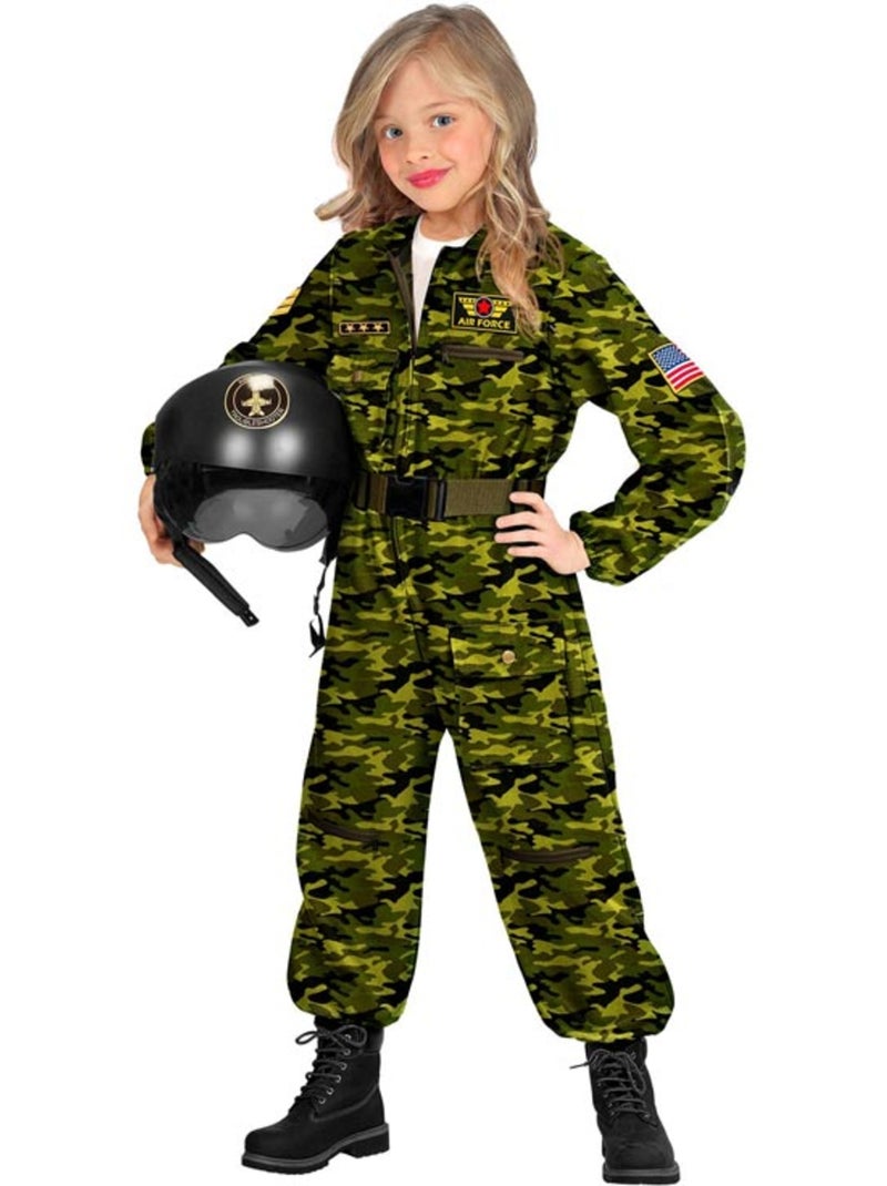 Costume de camouflage de pilote de chasse Multicolore - Kiabi
