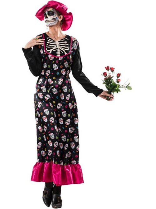 Costume de Catrina avec chapeau - Kiabi