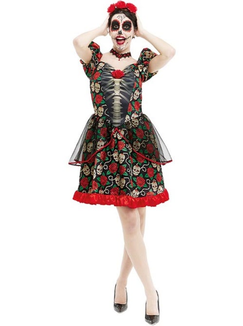 Costume de Catrina pour le Jour des Morts - Kiabi
