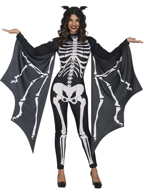 Costume de chauve-souris squelette - Kiabi