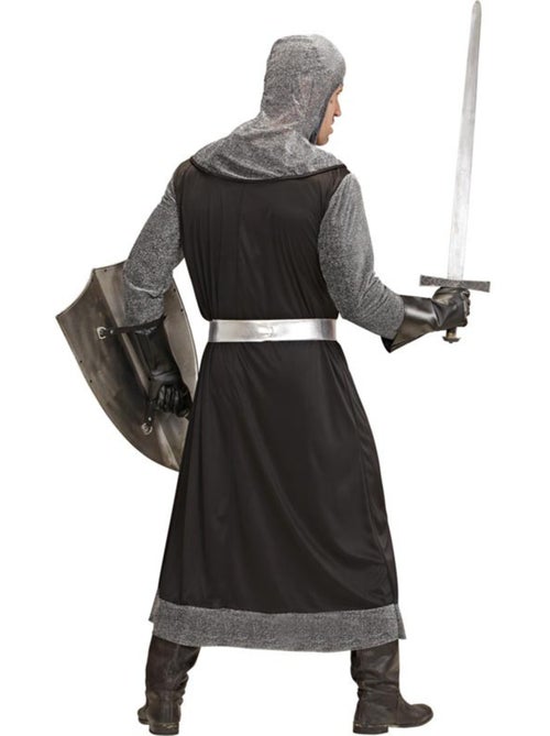 Costume de chevalier croisé noir - Kiabi