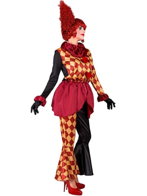 Costume de clown à carreaux macabre - Kiabi