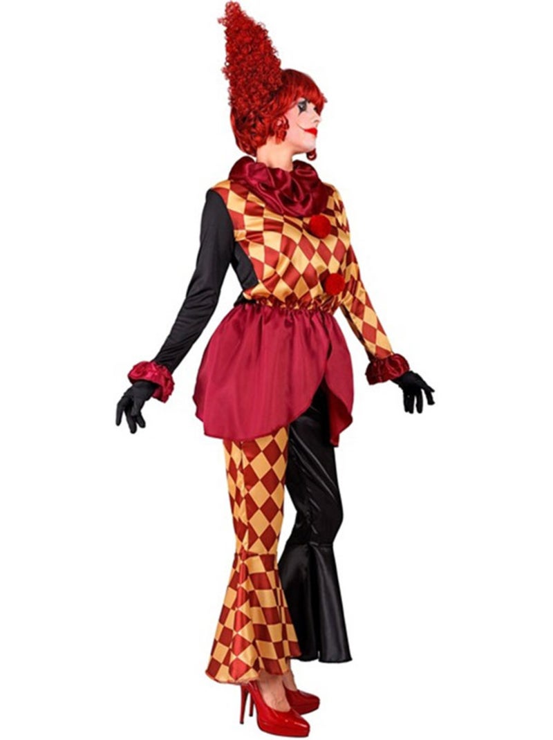 Costume de clown à carreaux macabre Multicolore - Kiabi