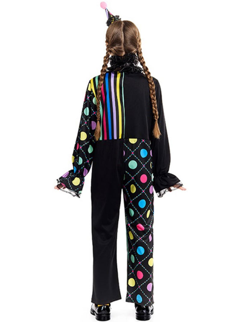 Costume de clown coloré et sombre Multicolore - Kiabi