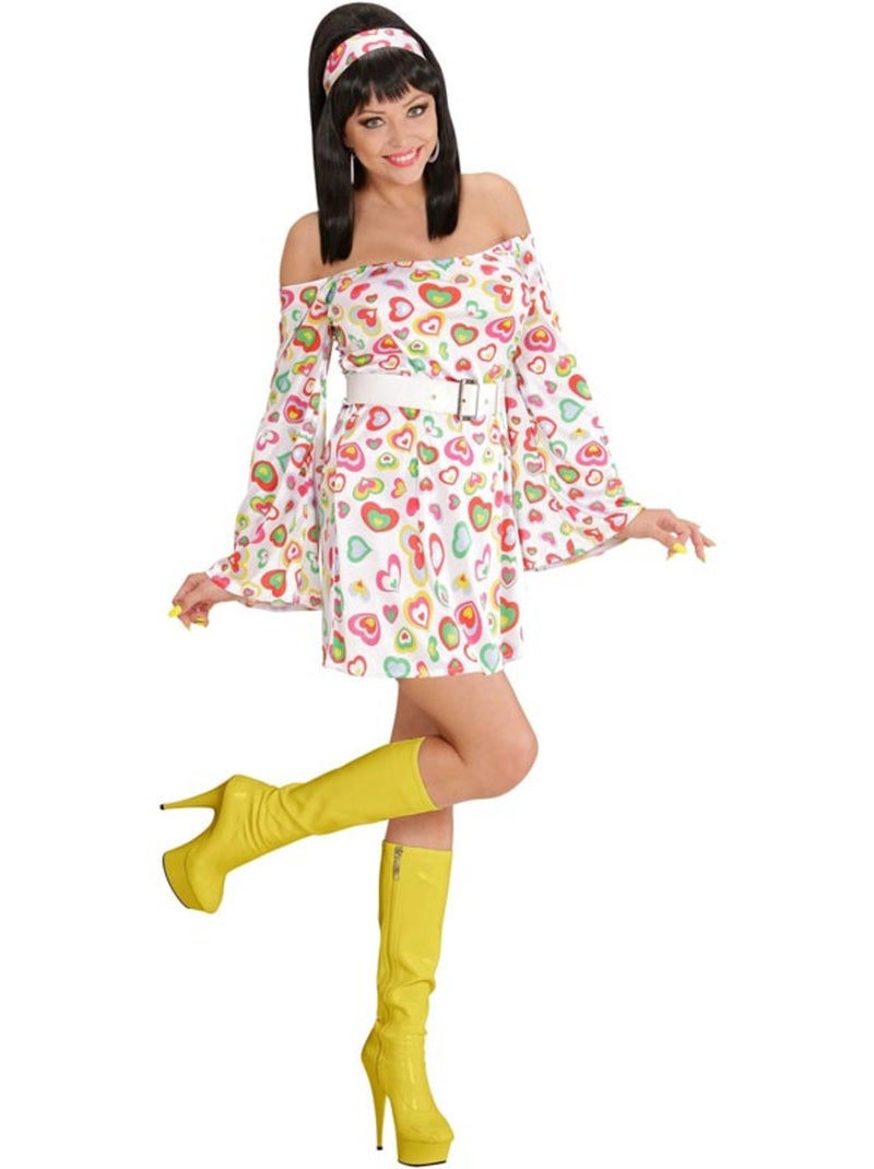 Costume de cœurs des années 70 Multicolore - Kiabi