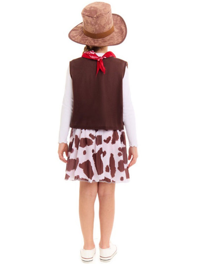 Costume de cowgirl de l'Ouest Multicolore - Kiabi