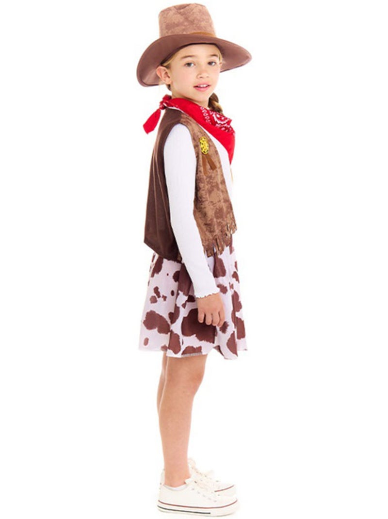 Costume de cowgirl de l'Ouest Multicolore - Kiabi