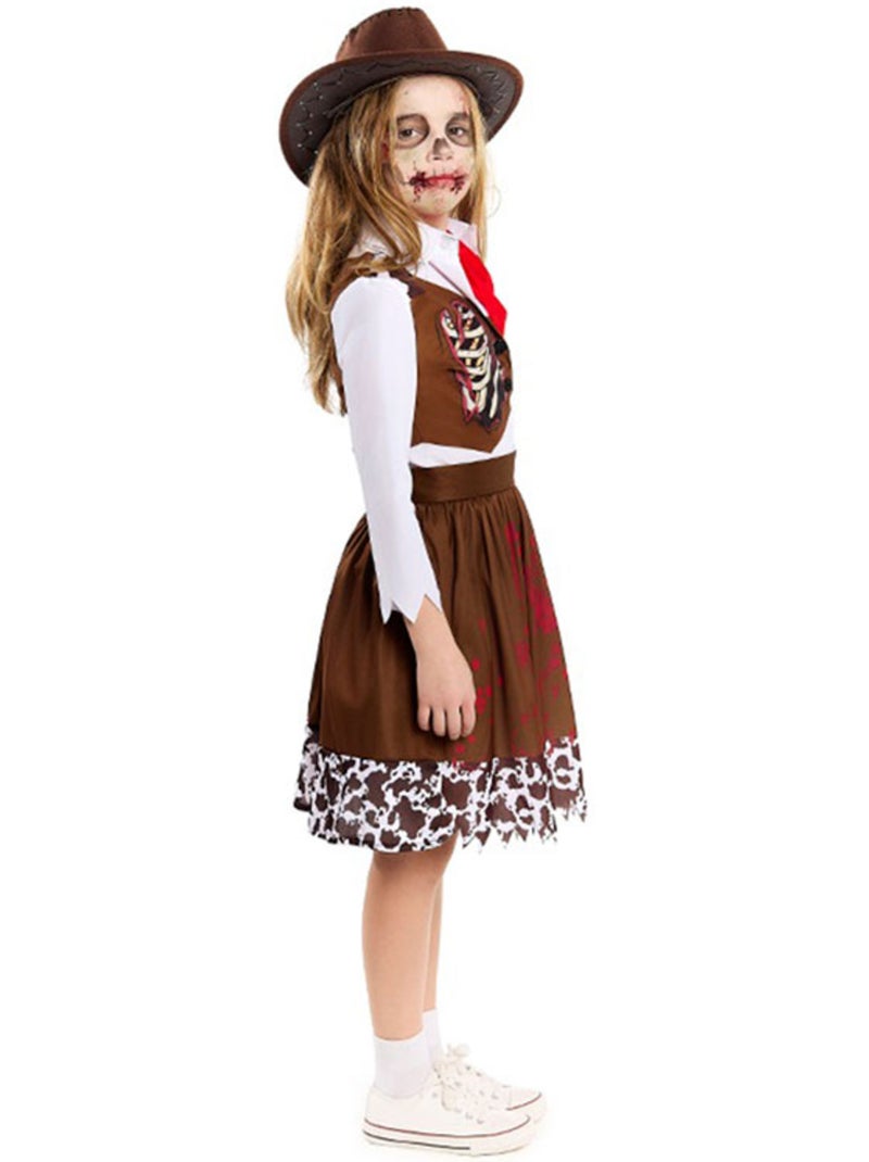 Costume de cowgirl zombie Multicolore - Kiabi