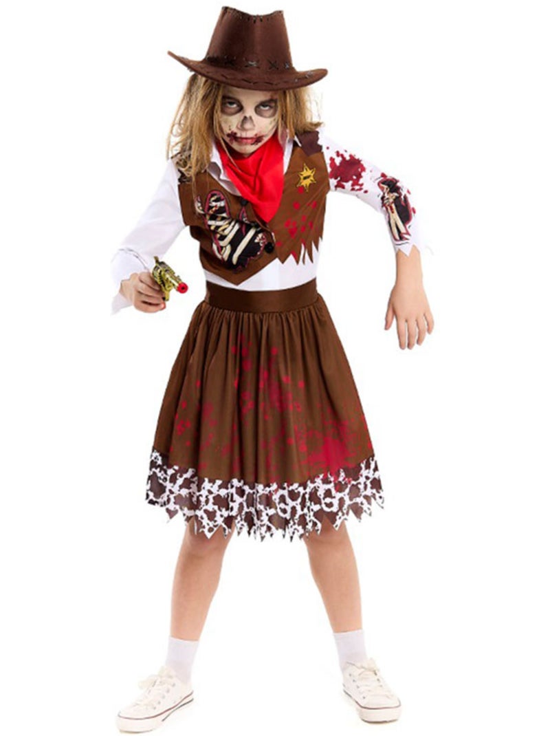 Costume de cowgirl zombie Multicolore - Kiabi