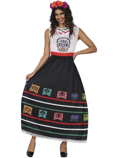 Costume de crâne de Catrina - Kiabi