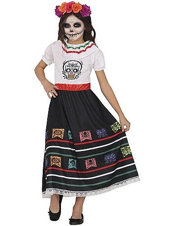Costume de crâne de Catrina