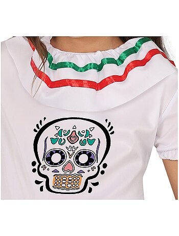 Costume de crâne de Catrina