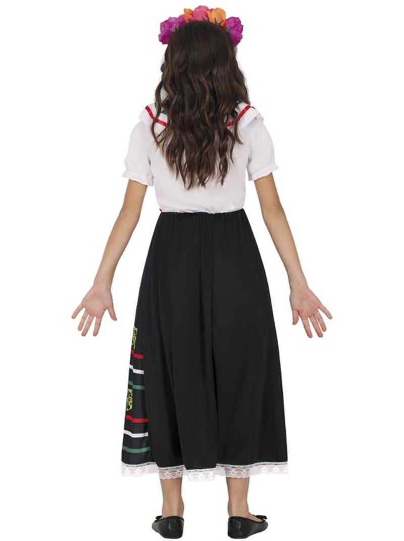 Costume de crâne de Catrina Multicolore - Kiabi