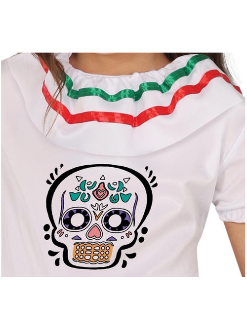 Costume de crâne de Catrina - Kiabi
