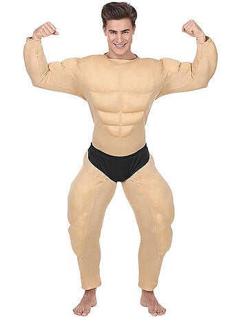Costume de culturiste musclé avec short